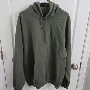 Gildan Heavy Blend Olive Hoodie